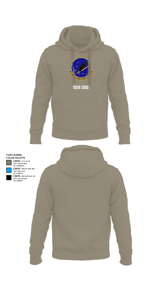 Hoodie, 509 OSS, Air Force, Teamtime, Team time, sublimation, custom sports apparel, team uniforms, spirit wear, spiritwear, sports uniforms, custom shirts, team store, custom team store, fundraiser sports, apparel fundraiser