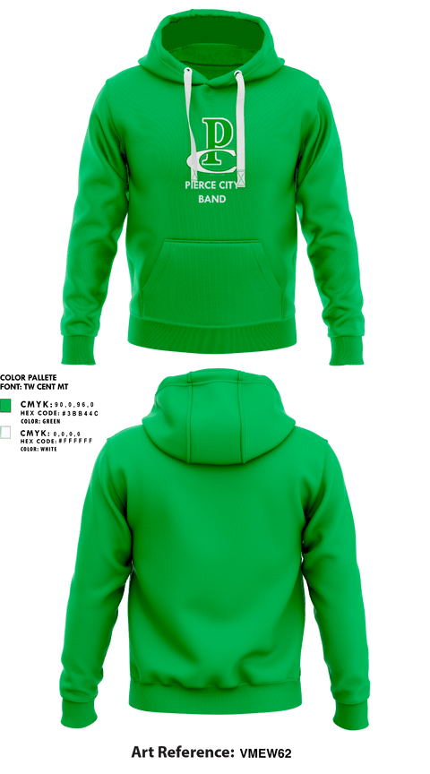 Hoodie, Pierce City High School Band, Spirit Store, Teamtime, Team time, sublimation, custom sports apparel, team uniforms, spirit wear, spiritwear, sports uniforms, custom shirts, team store, custom team store, fundraiser sports, apparel fundraiser
