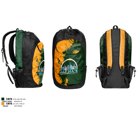 Gear Bag, Mejia’s Bin Construction LLC, , Teamtime, Team time, sublimation, custom sports apparel, team uniforms, spirit wear, spiritwear, sports uniforms, custom shirts, team store, custom team store, fundraiser sports, apparel fundraiser