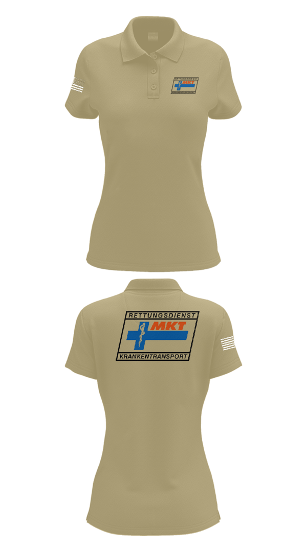 Women's Short Sleeve Performance Polo, MKT Ingolstadt, Fire Department, Teamtime, Team time, sublimation, custom sports apparel, team uniforms, spirit wear, spiritwear, sports uniforms, custom shirts, team store, custom team store, fundraiser sports, apparel fundraiser