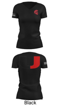 Union High School Football 19698543 Women's Short Sleeve V-neck Shirt - 38