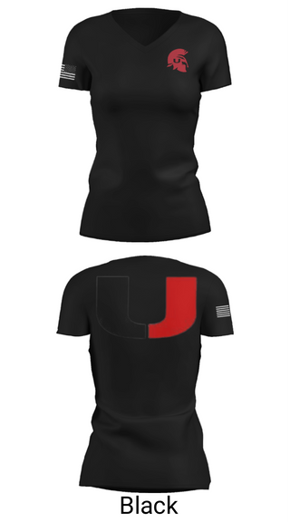 Womens Short Sleeve Vneck Shirt, Union High School Football, Football, Teamtime, Team time, sublimation, custom sports apparel, team uniforms, spirit wear, spiritwear, sports uniforms, custom shirts, team store, custom team store, fundraiser sports, apparel fundraiser