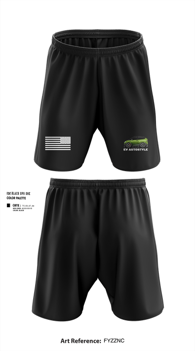EV Autostyle 56897725 Athletic Shorts With Pockets - 29