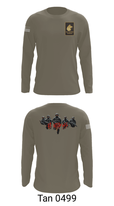 Alpha Company  2-27 48035421 Long Sleeve Performance Shirt - 66