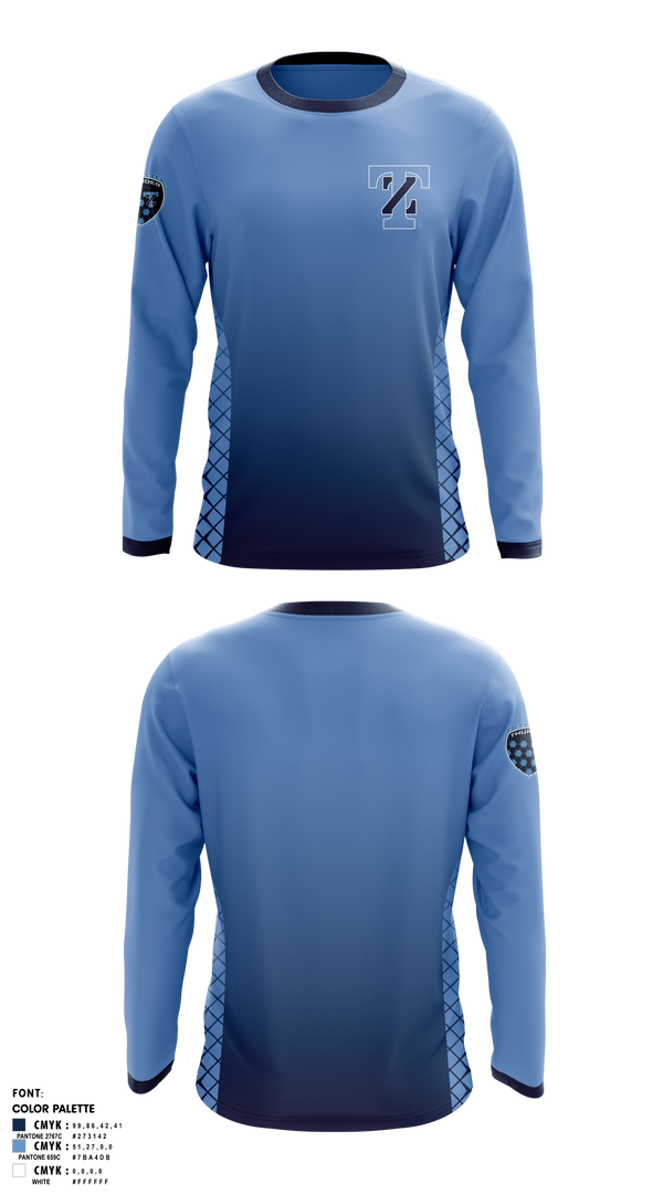 Long Sleeve Performance Shirt, THUNDER, Men's Soccer, Teamtime, Team time, sublimation, custom sports apparel, team uniforms, spirit wear, spiritwear, sports uniforms, custom shirts, team store, custom team store, fundraiser sports, apparel fundraiser