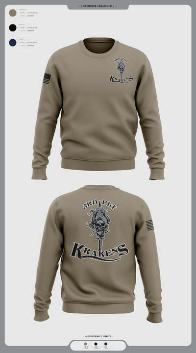 3RD PLT95TH CBRN 57596353 Crew Neck Sweatshirt - 1