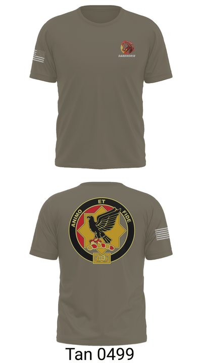 D FST 8-1 CAV 24153334 Old School Cotton Feel Shirt - 70