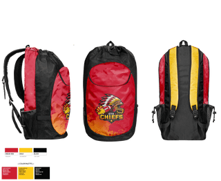 Gear Bag, CTX Chiefs, Football, Teamtime, Team time, sublimation, custom sports apparel, team uniforms, spirit wear, spiritwear, sports uniforms, custom shirts, team store, custom team store, fundraiser sports, apparel fundraiser