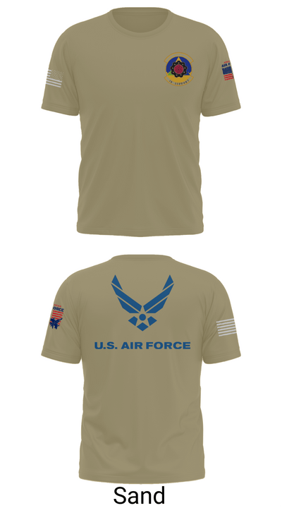 4th Component Maintenance Squadron 36168944 Old School Cotton Feel Shirt - 90