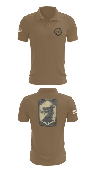 Short Sleeve Performance Polo, 445 Chemical Company, National Guard, Teamtime, Team time, sublimation, custom sports apparel, team uniforms, spirit wear, spiritwear, sports uniforms, custom shirts, team store, custom team store, fundraiser sports, apparel fundraiser