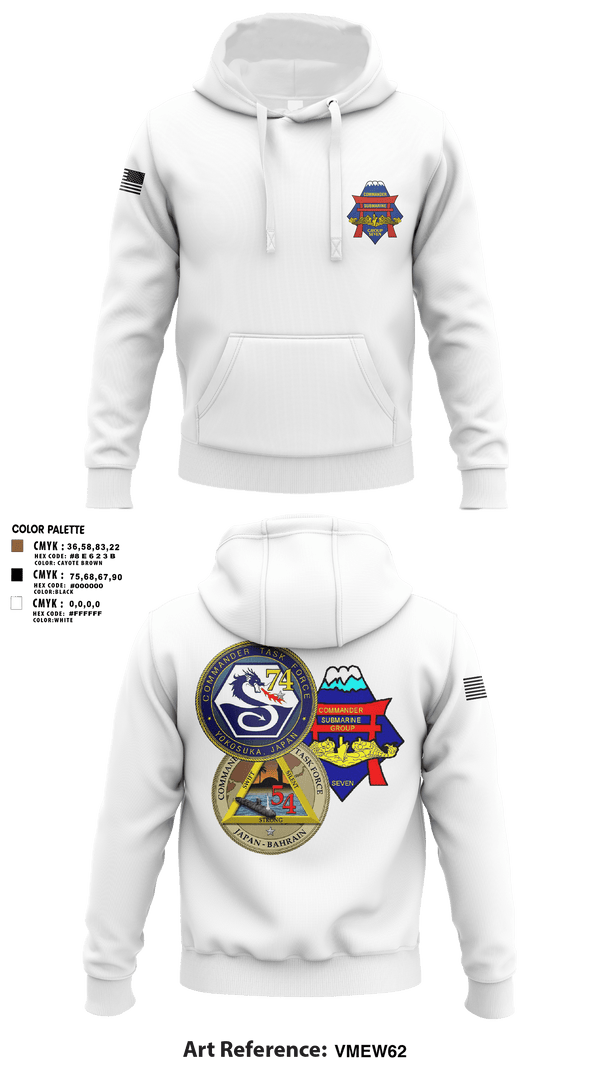 Hoodie, Submarine Group 7 N4, Navy, Teamtime, Team time, sublimation, custom sports apparel, team uniforms, spirit wear, spiritwear, sports uniforms, custom shirts, team store, custom team store, fundraiser sports, apparel fundraiser