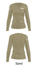 Wtbn 9100072 Women's Long Sleeve V-neck Shirt - 97