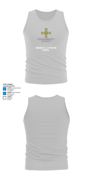 Tank Top, Immanuel Lutheran School, Spirit Store, Teamtime, Team time, sublimation, custom sports apparel, team uniforms, spirit wear, spiritwear, sports uniforms, custom shirts, team store, custom team store, fundraiser sports, apparel fundraiser