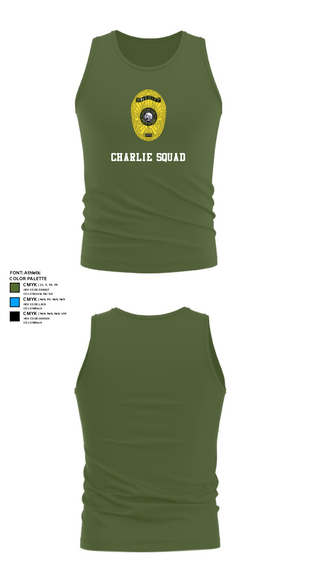 Tank Top, Charlie Squad, Police, Teamtime, Team time, sublimation, custom sports apparel, team uniforms, spirit wear, spiritwear, sports uniforms, custom shirts, team store, custom team store, fundraiser sports, apparel fundraiser