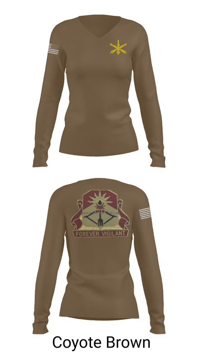 BTRY-B 1/188th 96332158 Women's Long Sleeve V-neck Shirt - 16