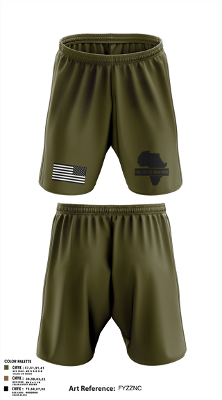 Athletic Shorts With Pockets, HHC 328th BSB, National Guard, Teamtime, Team time, sublimation, custom sports apparel, team uniforms, spirit wear, spiritwear, sports uniforms, custom shirts, team store, custom team store, fundraiser sports, apparel fundraiser