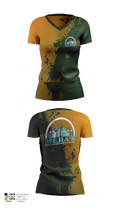 Mejia’s Bin Construction LLC 77170057 Women's Short Sleeve V-neck Shirt - 1