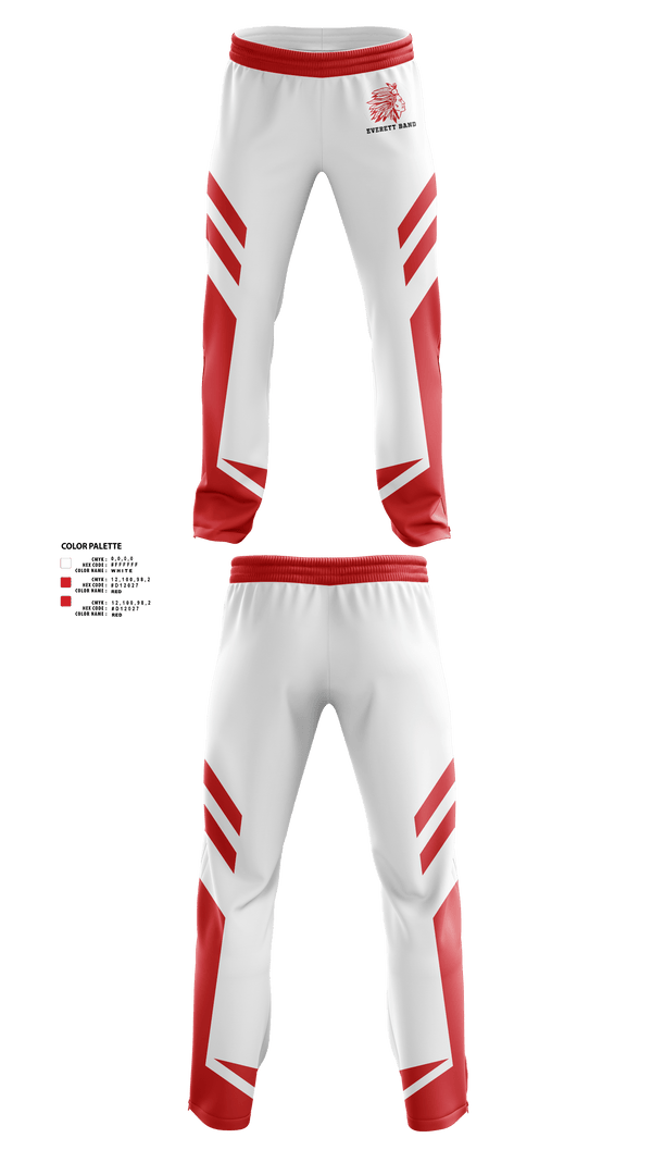 Sweatpants, Everett High School Band, Spirit Store, Teamtime, Team time, sublimation, custom sports apparel, team uniforms, spirit wear, spiritwear, sports uniforms, custom shirts, team store, custom team store, fundraiser sports, apparel fundraiser