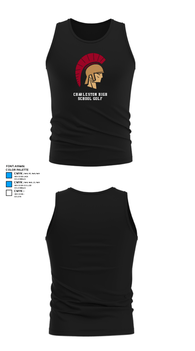 Charleston High School Golf 68325325 Tank Top - 32