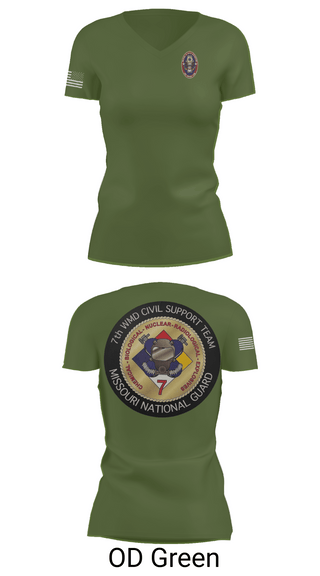 Womens Short Sleeve Vneck Shirt, 7th CST, Army, Teamtime, Team time, sublimation, custom sports apparel, team uniforms, spirit wear, spiritwear, sports uniforms, custom shirts, team store, custom team store, fundraiser sports, apparel fundraiser
