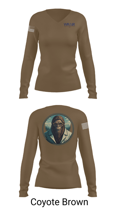 Walter Reed Army Institute of Research - West 71729824 Women's Long Sleeve V-neck Shirt - 17