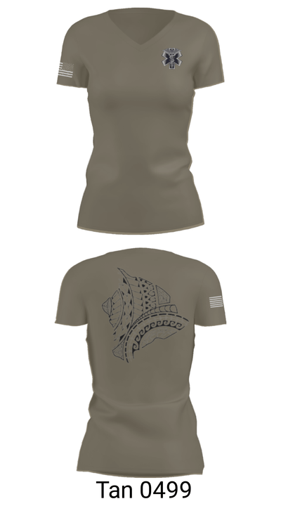MEDICS 62567766 Women's Short Sleeve V-neck Shirt - 64