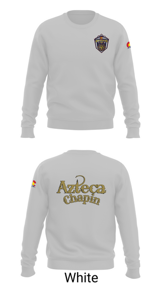 Crew Neck Sweatshirt, Azteca FC, Men's Soccer, Teamtime, Team time, sublimation, custom sports apparel, team uniforms, spirit wear, spiritwear, sports uniforms, custom shirts, team store, custom team store, fundraiser sports, apparel fundraiser