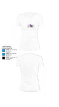 Chin Bum Balloons 30607098 Women's Short Sleeve V-neck Shirt - 18
