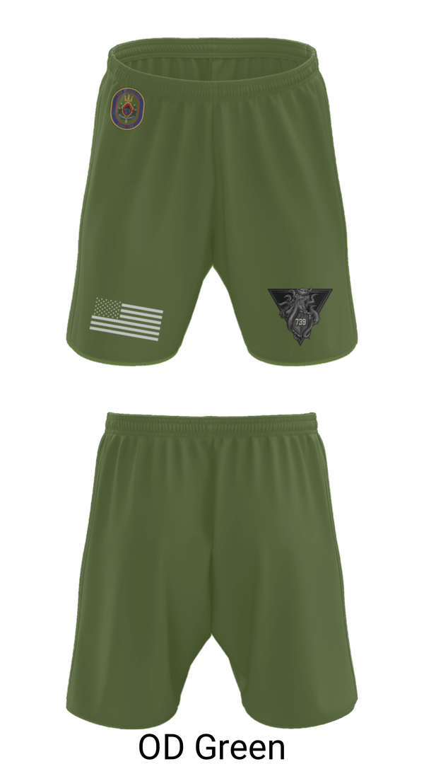Athletic Shorts With Pockets, USS Nebraska, Navy, Teamtime, Team time, sublimation, custom sports apparel, team uniforms, spirit wear, spiritwear, sports uniforms, custom shirts, team store, custom team store, fundraiser sports, apparel fundraiser