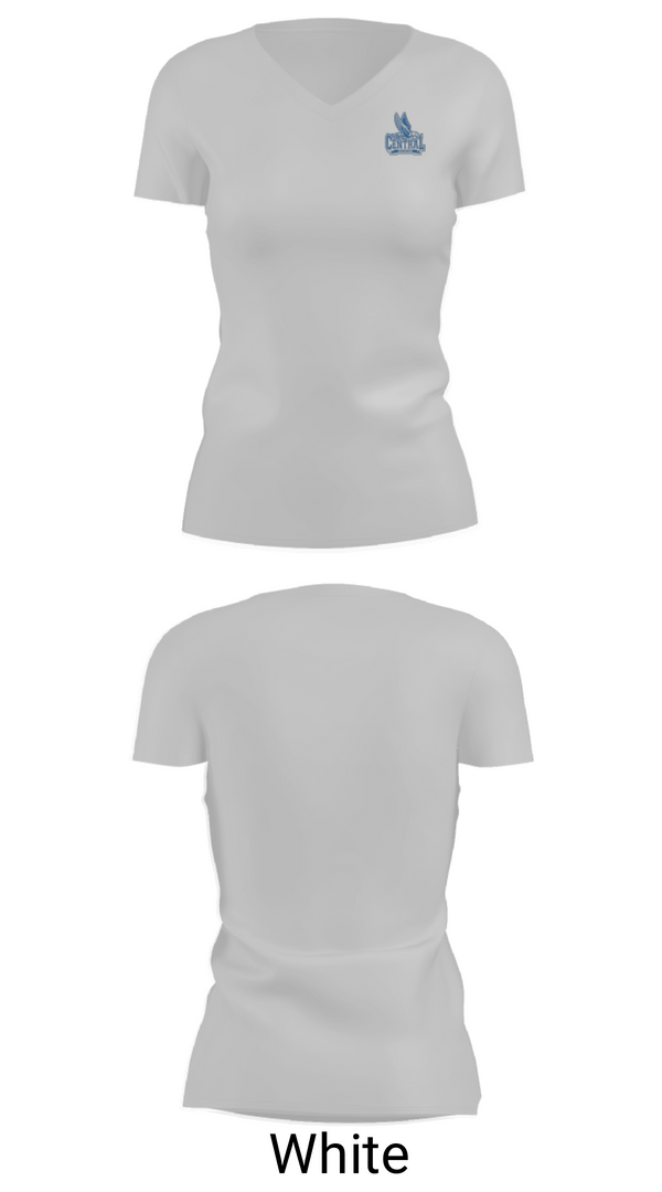 Women's Short Sleeve Vneck Shirt, Central High School Baseball, Baseball, Teamtime, Team time, sublimation, custom sports apparel, team uniforms, spirit wear, spiritwear, sports uniforms, custom shirts, team store, custom team store, fundraiser sports, apparel fundraiser