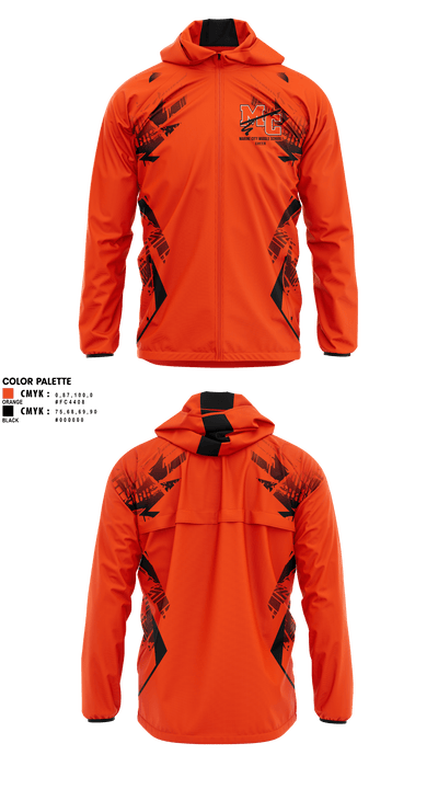 Marine City Middle School Cheer 35869165 Windbreaker - 1