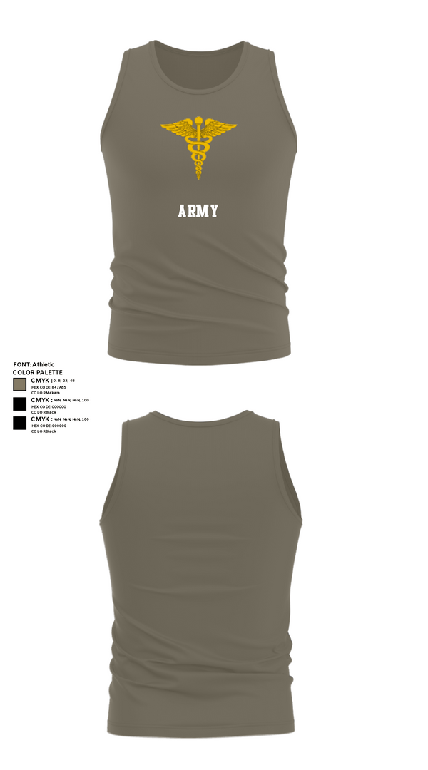 Tank Top, Physical Therapy, Army, Teamtime, Team time, sublimation, custom sports apparel, team uniforms, spirit wear, spiritwear, sports uniforms, custom shirts, team store, custom team store, fundraiser sports, apparel fundraiser
