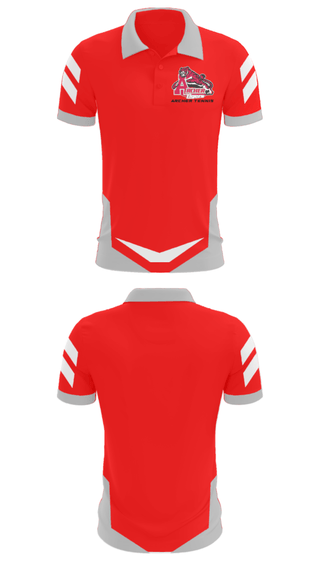 Short Sleeve Performance Polo, Archer High School Tennis, Tennis, Teamtime, Team time, sublimation, custom sports apparel, team uniforms, spirit wear, spiritwear, sports uniforms, custom shirts, team store, custom team store, fundraiser sports, apparel fundraiser