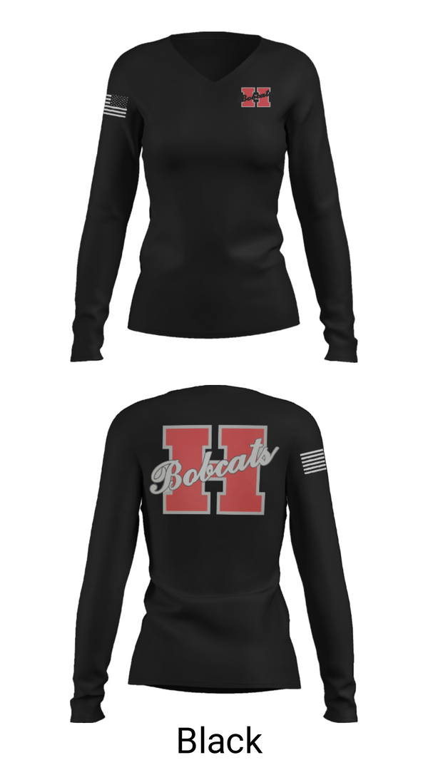 Womens Long Sleeve Vneck Shirt, Hope High School Basketball, Women's Basketball, Teamtime, Team time, sublimation, custom sports apparel, team uniforms, spirit wear, spiritwear, sports uniforms, custom shirts, team store, custom team store, fundraiser sports, apparel fundraiser