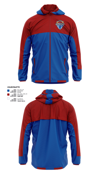 Windbreaker, FBU Tennessee, , Teamtime, Team time, sublimation, custom sports apparel, team uniforms, spirit wear, spiritwear, sports uniforms, custom shirts, team store, custom team store, fundraiser sports, apparel fundraiser