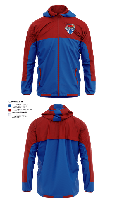 FBU Tennessee 9687770 Windbreaker - 1
