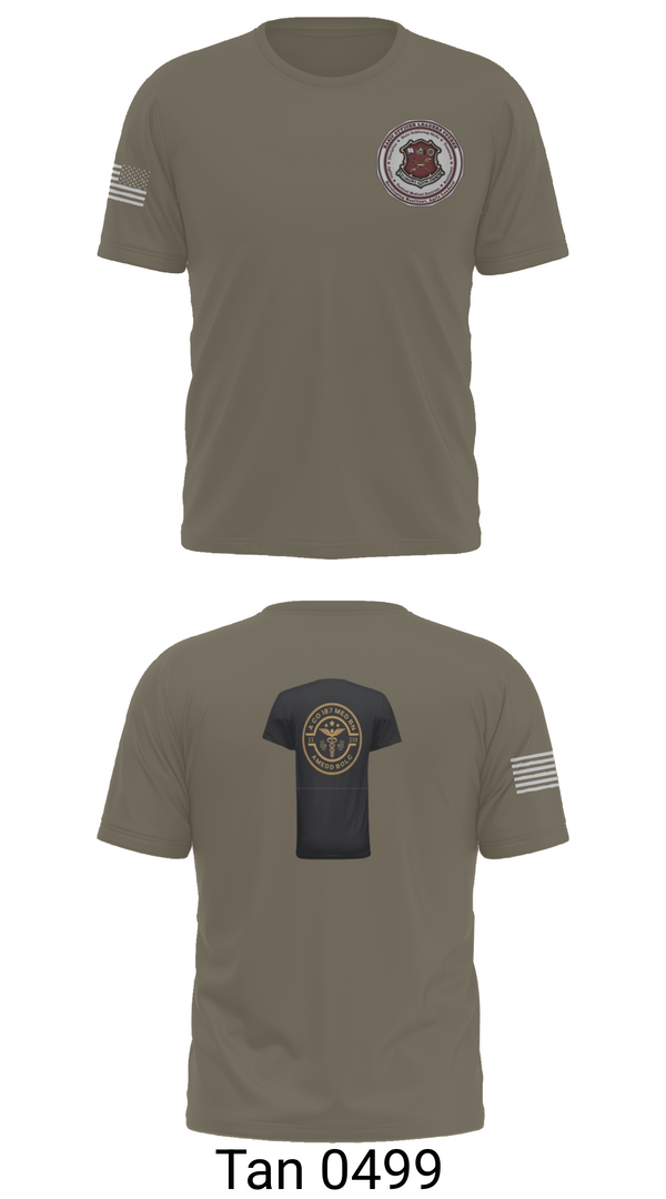 Old School Cotton Feel Shirt, BOLC 187TH, Army, Teamtime, Team time, sublimation, custom sports apparel, team uniforms, spirit wear, spiritwear, sports uniforms, custom shirts, team store, custom team store, fundraiser sports, apparel fundraiser