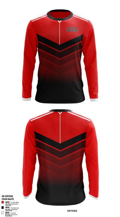 Chatham High School Wrestling 47764242 Long Sleeve Performance Shirt 1