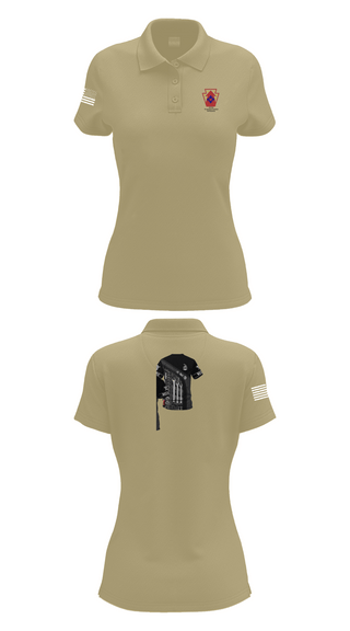 Womens Short Sleeve Performance Polo, 121 transportation, National Guard, Teamtime, Team time, sublimation, custom sports apparel, team uniforms, spirit wear, spiritwear, sports uniforms, custom shirts, team store, custom team store, fundraiser sports, apparel fundraiser
