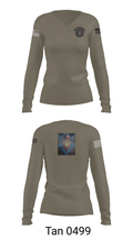 U.S. Army Recruiting Eau Claire 30738905 Women's Long Sleeve V-neck Shirt - 77