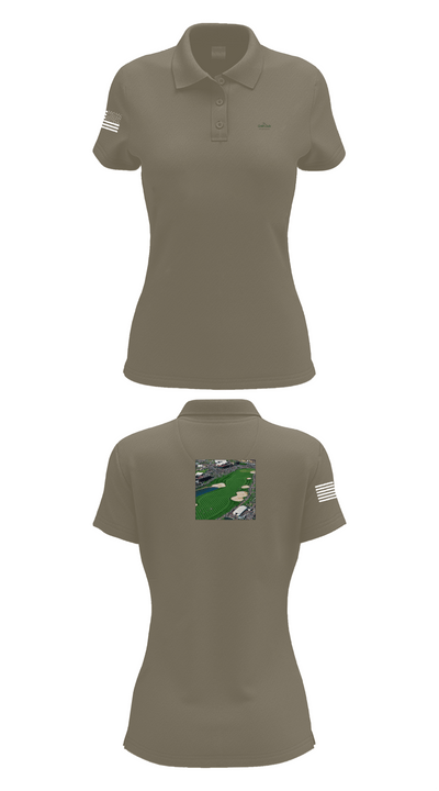 Back 9 Society 70122466 Women's Short Sleeve Performance Polo  - 34