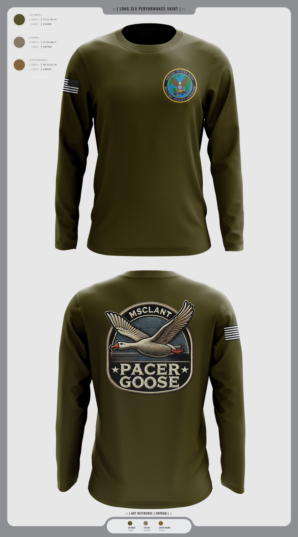 Long Sleeve Performance Shirt, MILITARY SEALIFT COMMAND ATLANTIC, , Teamtime, Team time, sublimation, custom sports apparel, team uniforms, spirit wear, spiritwear, sports uniforms, custom shirts, team store, custom team store, fundraiser sports, apparel fundraiser