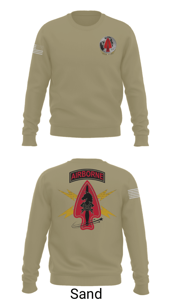 Crew Neck Sweatshirt, Usasoc, Army, Teamtime, Team time, sublimation, custom sports apparel, team uniforms, spirit wear, spiritwear, sports uniforms, custom shirts, team store, custom team store, fundraiser sports, apparel fundraiser