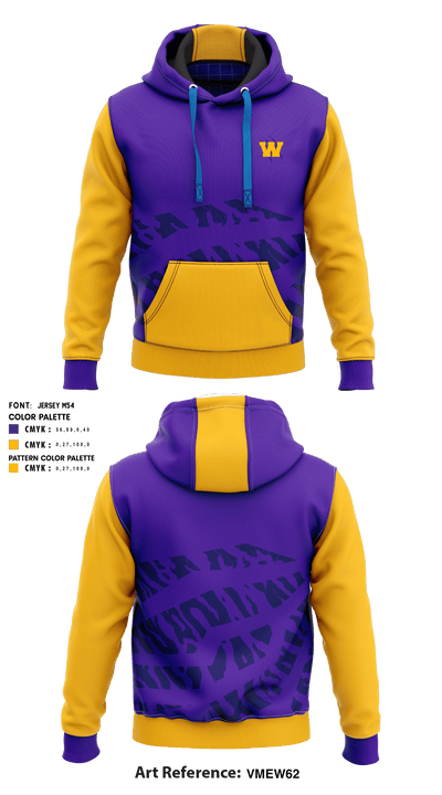 Wossman High School Baseball 85759161 Hoodie - 10