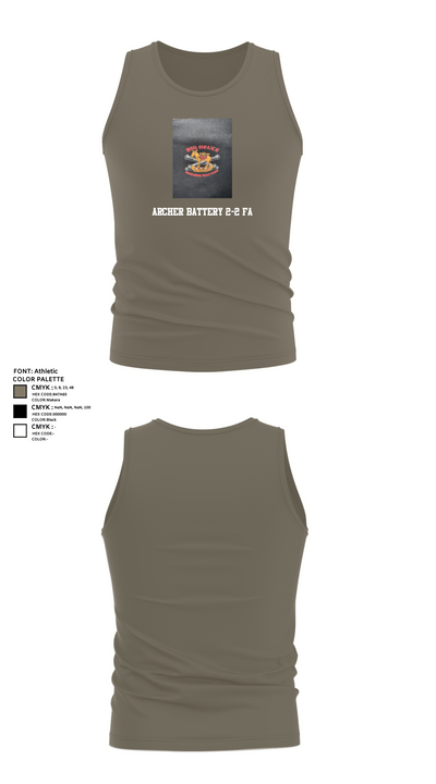 Archer Battery 2-2 FA 26774944 Tank Top - 79