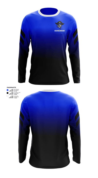 Hankinson Public School Basketball 53290761 Long Sleeve Performance Shirt - 40