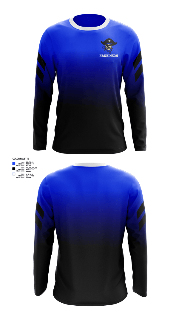Long Sleeve Performance Shirt, Hankinson Public School Basketball, Men's Basketball, Teamtime, Team time, sublimation, custom sports apparel, team uniforms, spirit wear, spiritwear, sports uniforms, custom shirts, team store, custom team store, fundraiser sports, apparel fundraiser