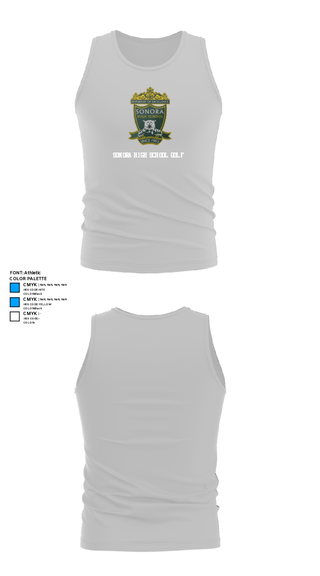 Tank Top, Sonora High School Golf, Golf, Teamtime, Team time, sublimation, custom sports apparel, team uniforms, spirit wear, spiritwear, sports uniforms, custom shirts, team store, custom team store, fundraiser sports, apparel fundraiser