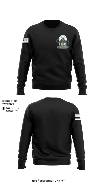 U.S. Federal Law Enforcement Training Center Law Enforcement Control Tactics Instructor Training Program LECTITP 3663702 Crew Neck Sweatshirt - 27