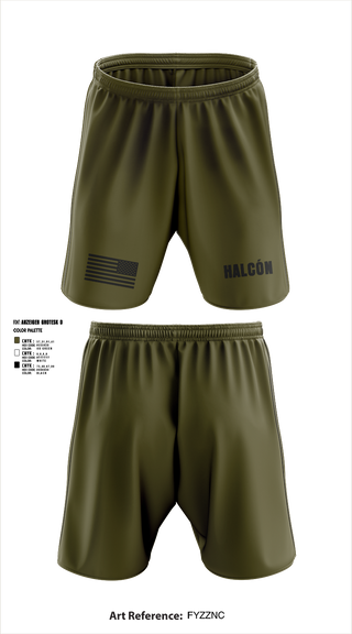 Athletic Shorts With Pockets, Halcón, , Teamtime, Team time, sublimation, custom sports apparel, team uniforms, spirit wear, spiritwear, sports uniforms, custom shirts, team store, custom team store, fundraiser sports, apparel fundraiser